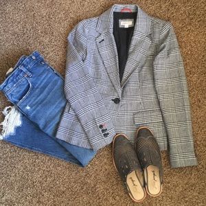 Houndstooth Blazer